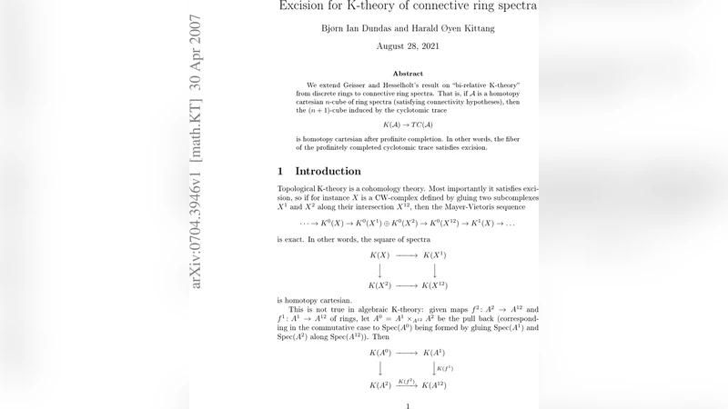 Excision for K-theory of connective ring spectra