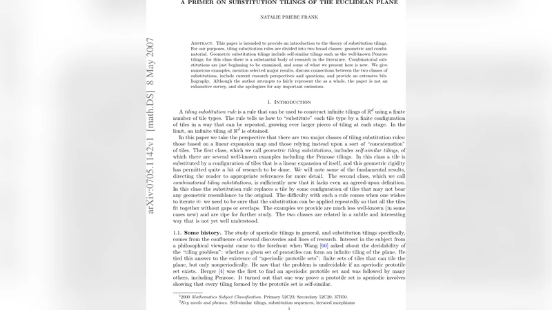 A primer on substitution tilings of the Euclidean plane