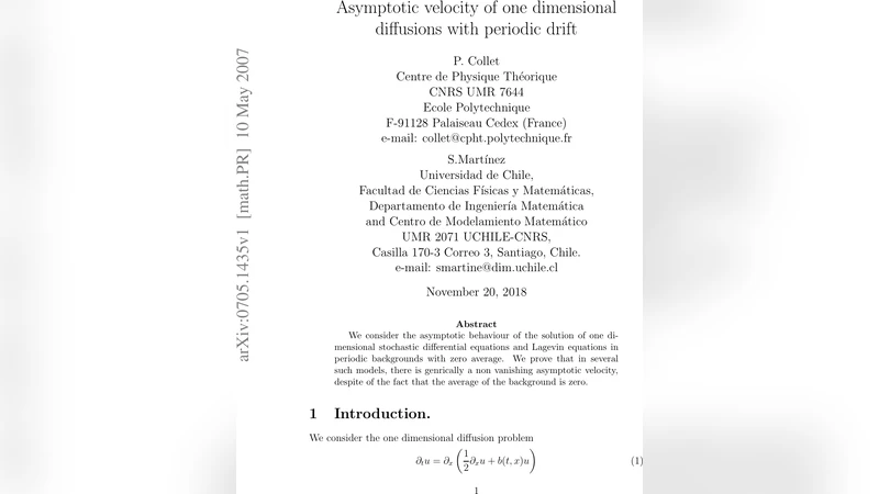 Asymptotic velocity of one dimensional diffusions with periodic drift