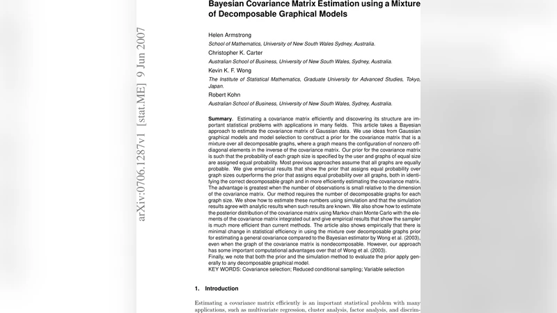 Bayesian Covariance Matrix Estimation using a Mixture of Decomposable   Graphical Models