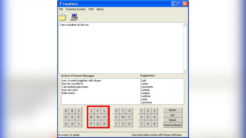 EasyVoice: Integrating voice synthesis with Skype