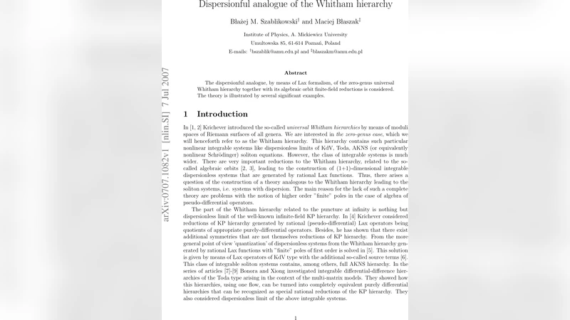 Dispersionful analogue of the Whitham hierarchy