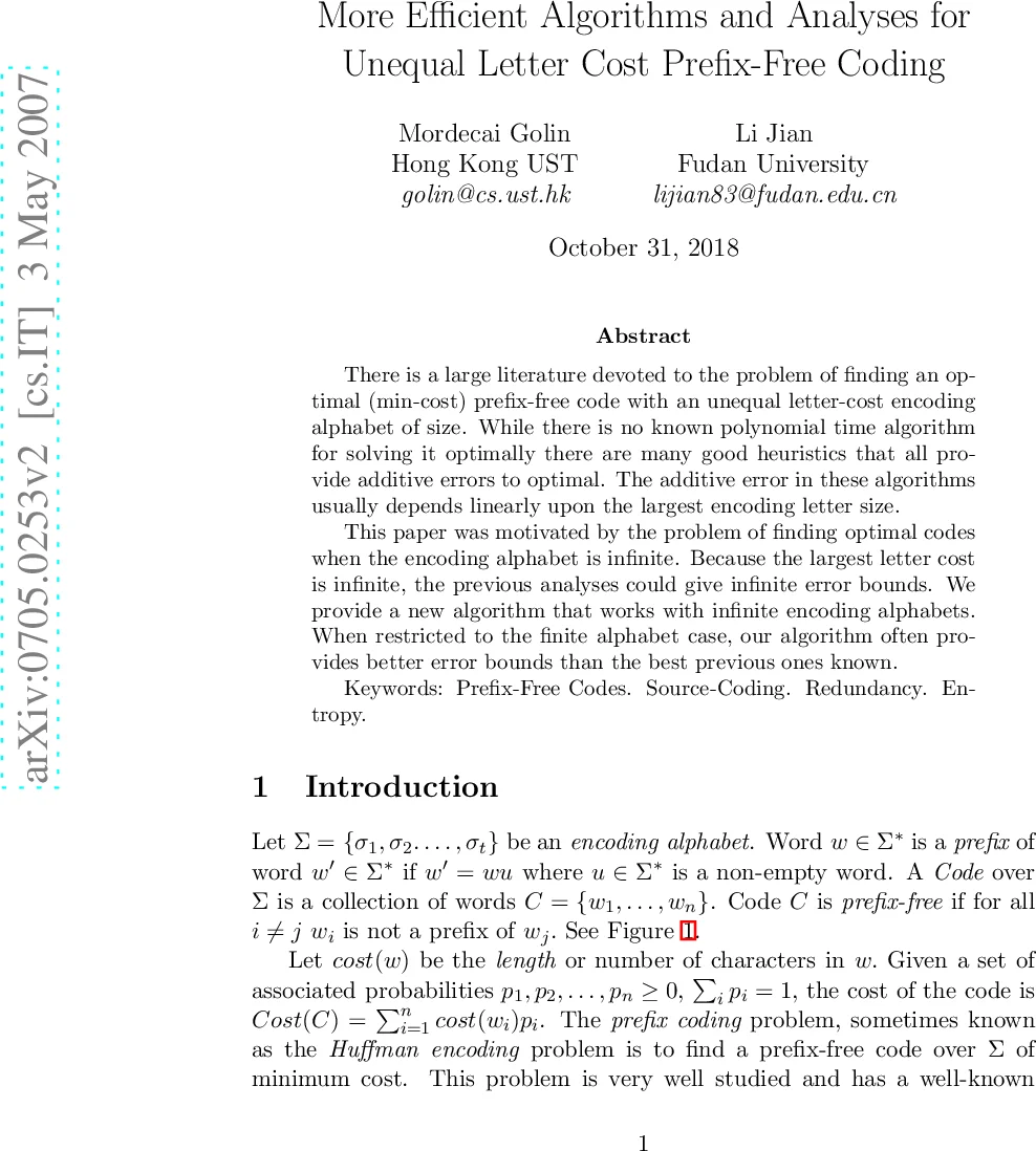 More Efficient Algorithms and Analyses for Unequal Letter Cost   Prefix-Free Coding