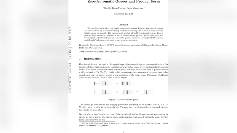 Zero-automatic queues and product form
