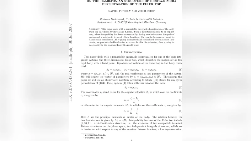 On the Hamiltonian structure of Hirota-Kimura discretization of the   Euler top