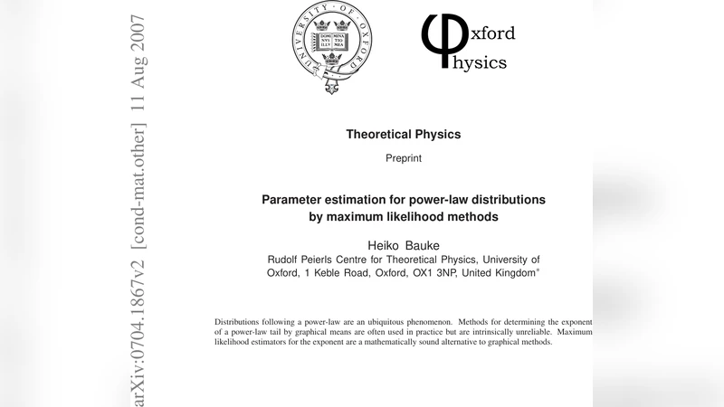 Parameter estimation for power-law distributions by maximum likelihood   methods