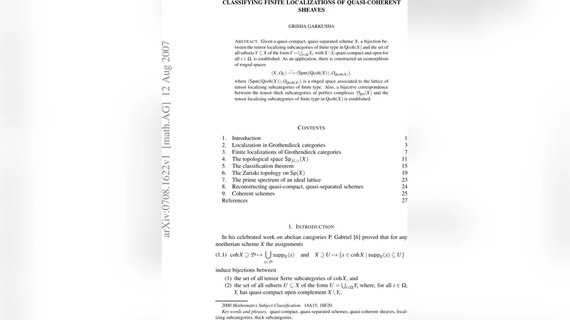 Classifying finite localizations of quasi-coherent sheaves