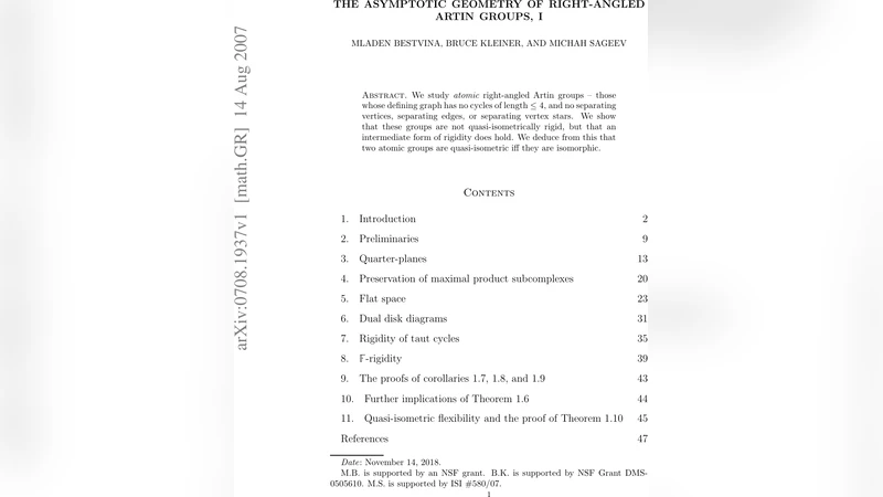 The asymptotic geometry of right-angled Artin groups, I