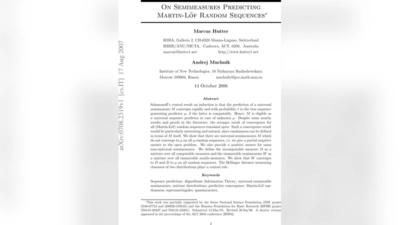 On Semimeasures Predicting Martin-Loef Random Sequences