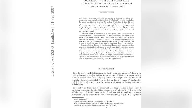 Localizing the Elliott conjecture at strongly self-absorbing C*-algebras