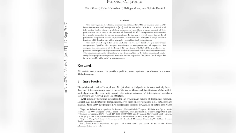 Pushdown Compression