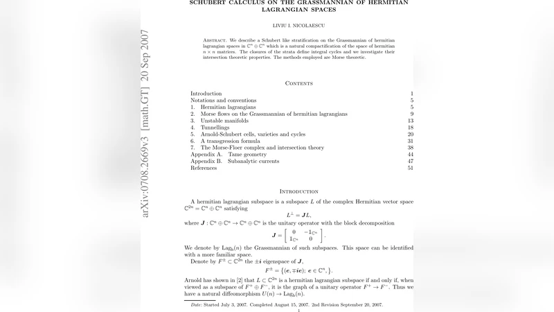 Schubert calculus on the grassmannian of hermitian lagrangian spaces