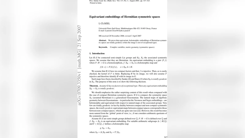 Equivariant embeddings of Hermitian symmetric spaces