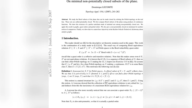 On minimal non-potentially closed subsets of the plane
