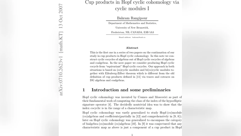 Cup products in Hopf cyclic cohomology via cyclic modules I