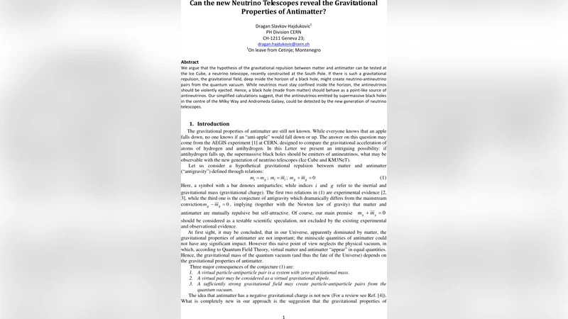 Can the new Neutrino Telescopes reveal the Gravitational Properties of   Antimatter?