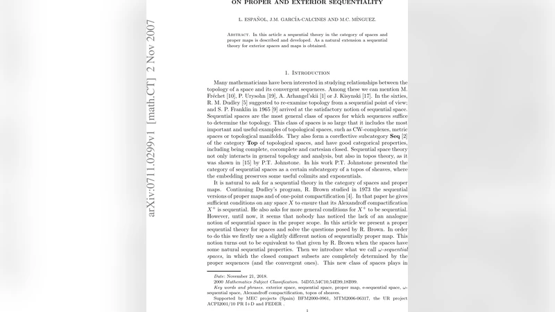 On proper and exterior sequentiality