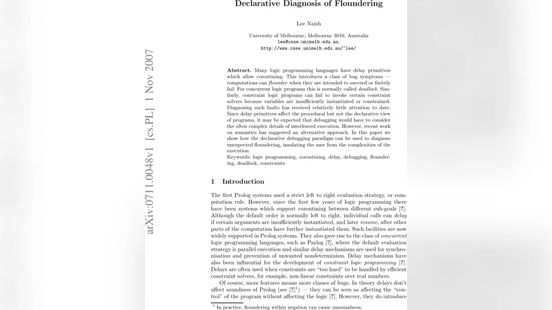 Declarative Diagnosis of Floundering