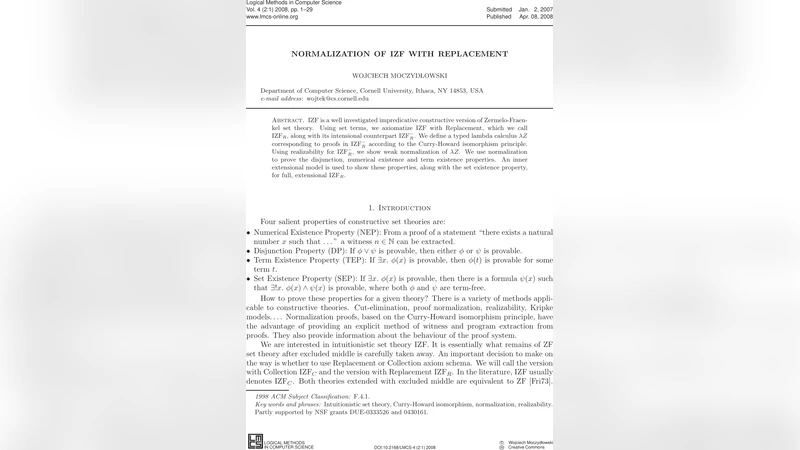 Normalization of IZF with Replacement