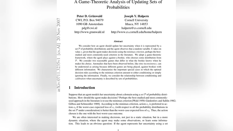 A Game-Theoretic Analysis of Updating Sets of Probabilities
