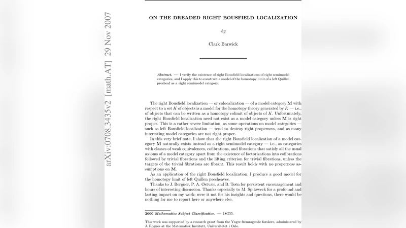 On the Dreaded Right Bousfield Localization