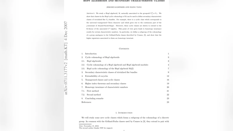 Hopf algebroids and secondary characteristic classes