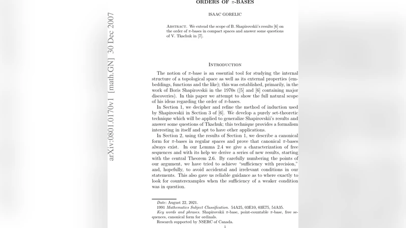 Orders of $pi$-bases