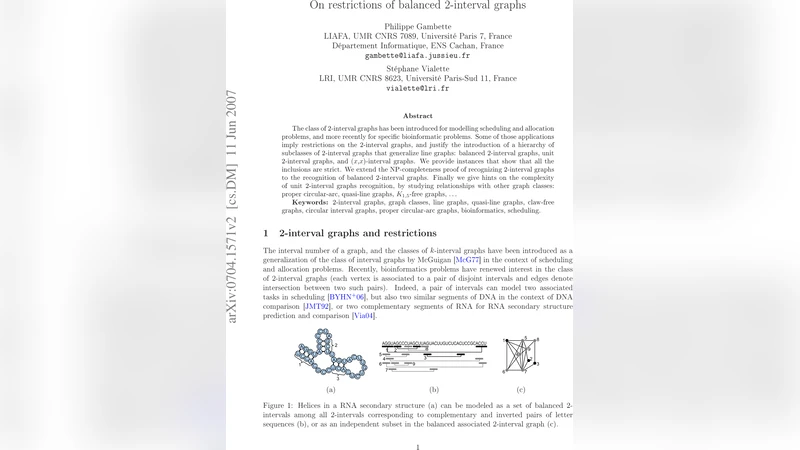 On restrictions of balanced 2-interval graphs