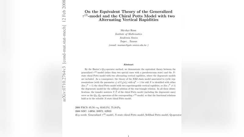 On the Equivalent Theory of the Generalized tau^{(2)}-model and the   Chiral Potts Model with two Alternating Vertical Rapidities