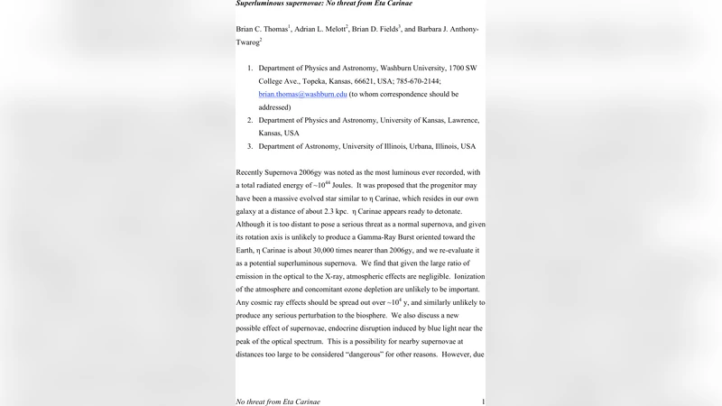 Superluminous supernovae: No threat from Eta Carinae