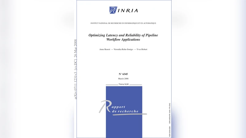 Optimizing Latency and Reliability of Pipeline Workflow Applications