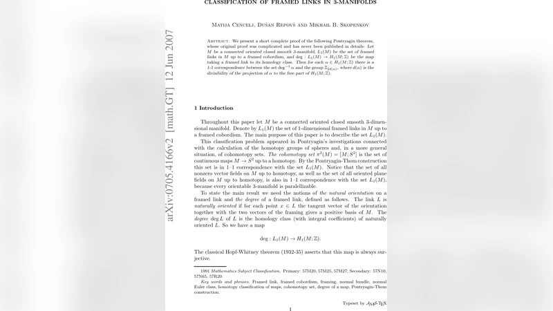 Classification of framed links in 3-manifolds