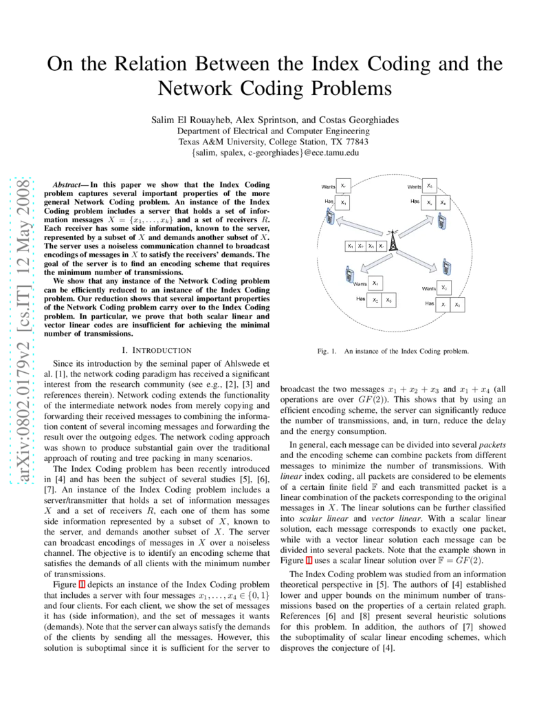On the Relation Between the Index Coding and the Network Coding Problems