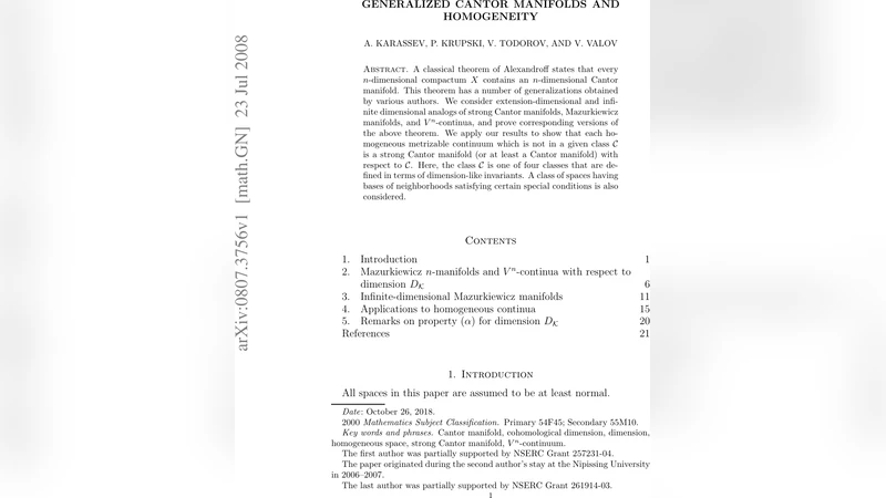 Generalized Cantor manifolds and homogeneity