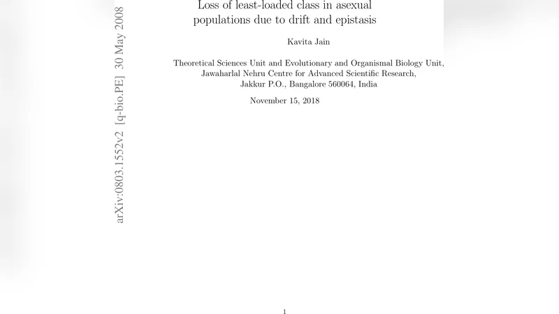 Loss of least-loaded class in asexual populations due to drift and   epistasis