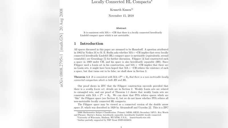 Locally Connected HL Compacta