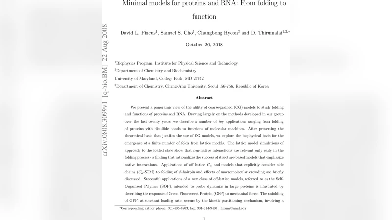 Minimal models for proteins and RNA: From folding to function