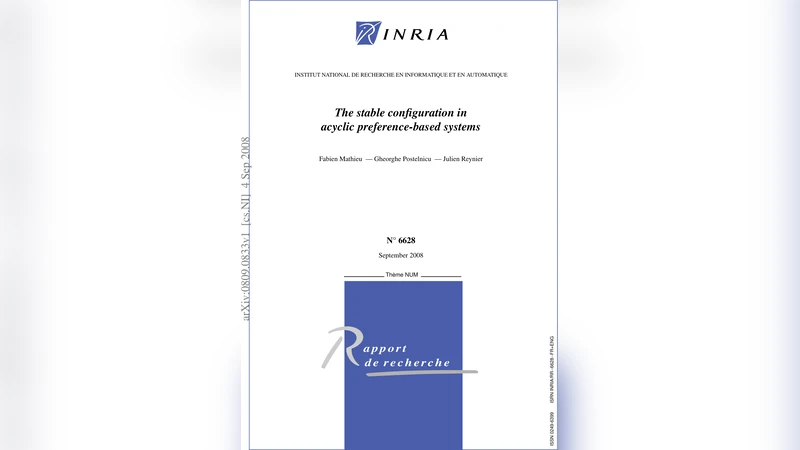The stable configuration in acyclic preference-based systems