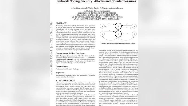 Network Coding Security: Attacks and Countermeasures