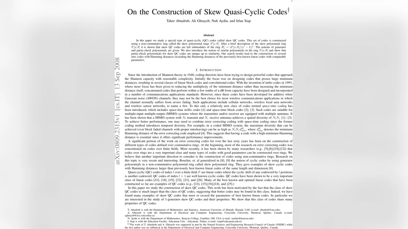 On the Construction of Skew Quasi-Cyclic Codes