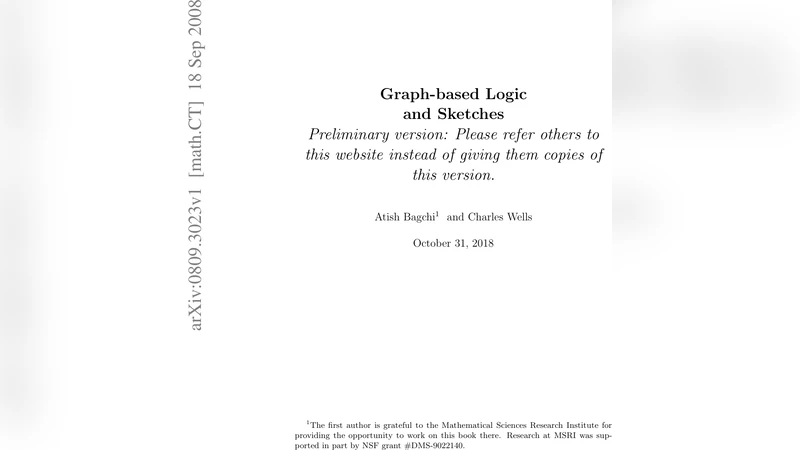 Graph-based Logic and Sketches
