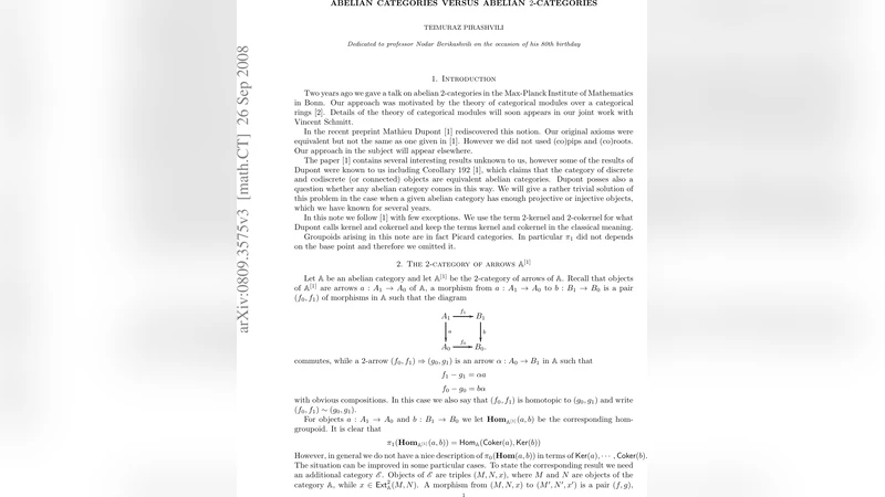 Abelian categories versus abelian 2-categories