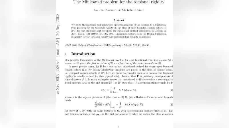 The Minkowski problem for the torsional rigidity