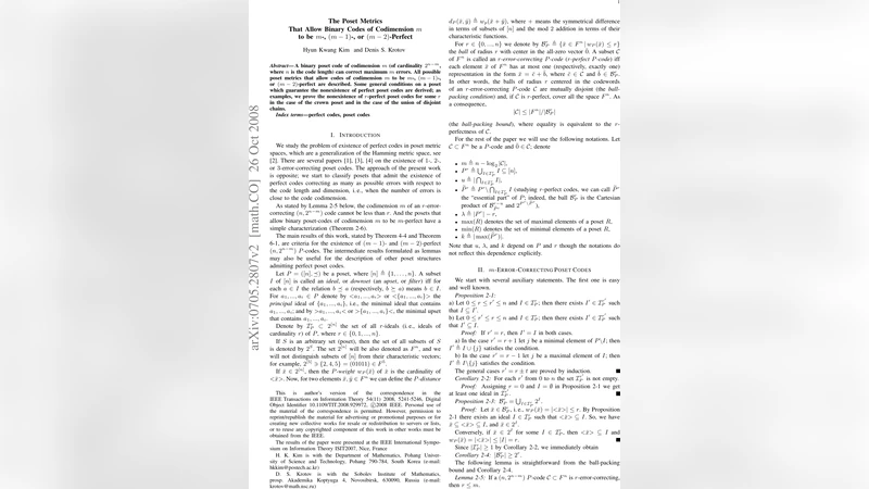 The poset metrics that allow binary codes of codimension m to be m-,   (m-1)-, or (m-2)-perfect