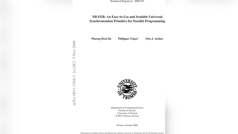 NB-FEB: An Easy-to-Use and Scalable Universal Synchronization Primitive   for Parallel Programming