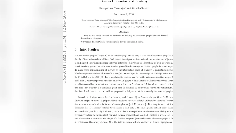 Ferrers Dimension and Boxicity
