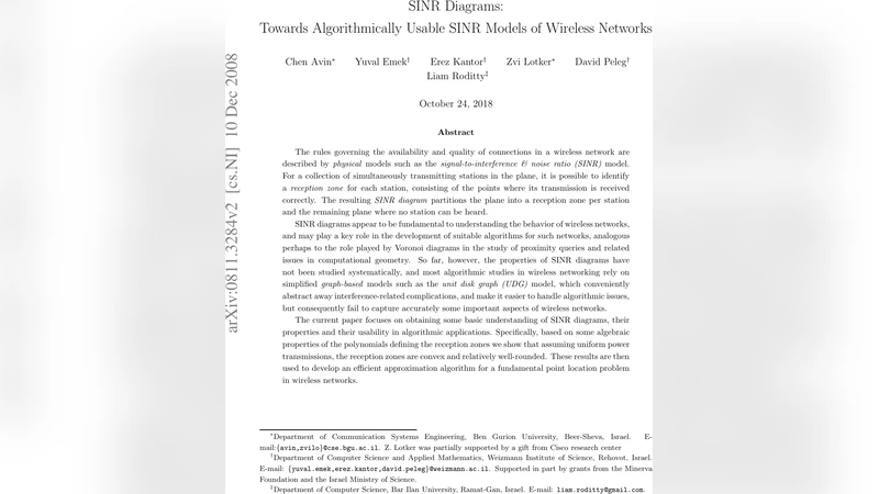 SINR Diagrams: Towards Algorithmically Usable SINR Models of Wireless   Networks