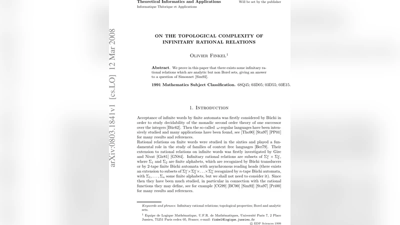 On the Topological Complexity of Infinitary Rational Relations