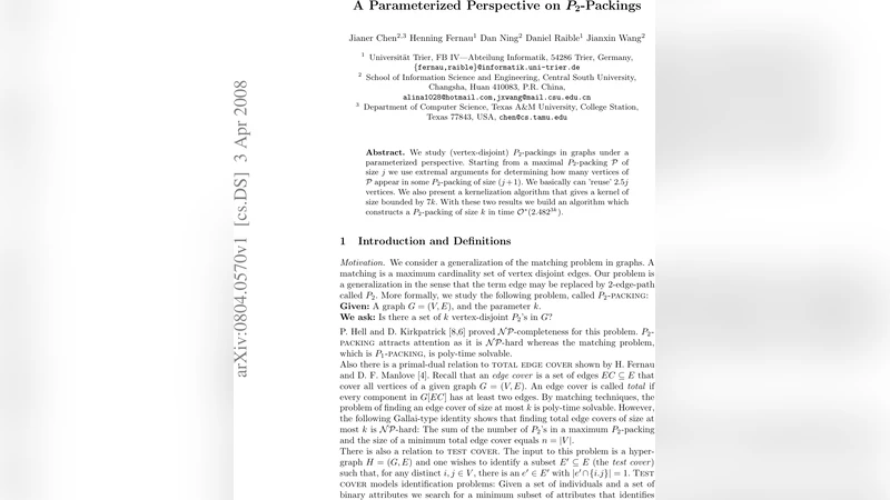 A Parameterized Perspective on $P_2$-Packings