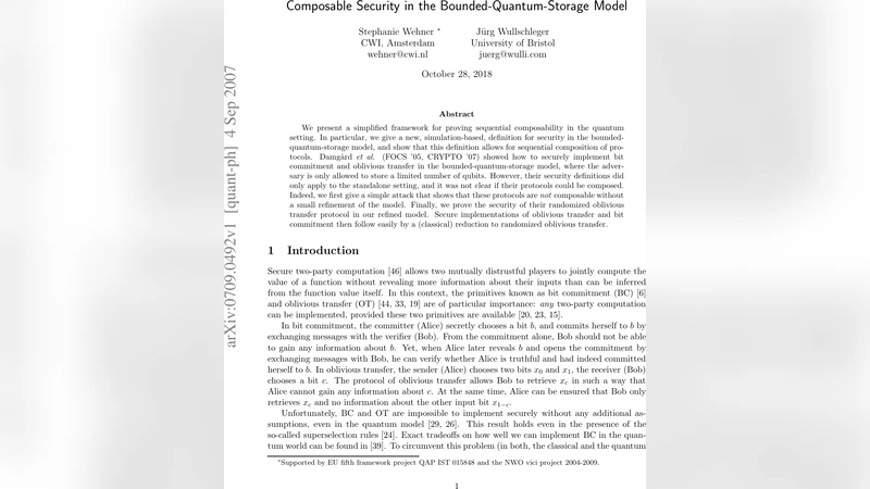 Composable Security in the Bounded-Quantum-Storage Model